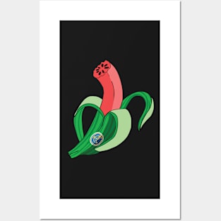 Watermelon Banana or Banana Watermelon Posters and Art